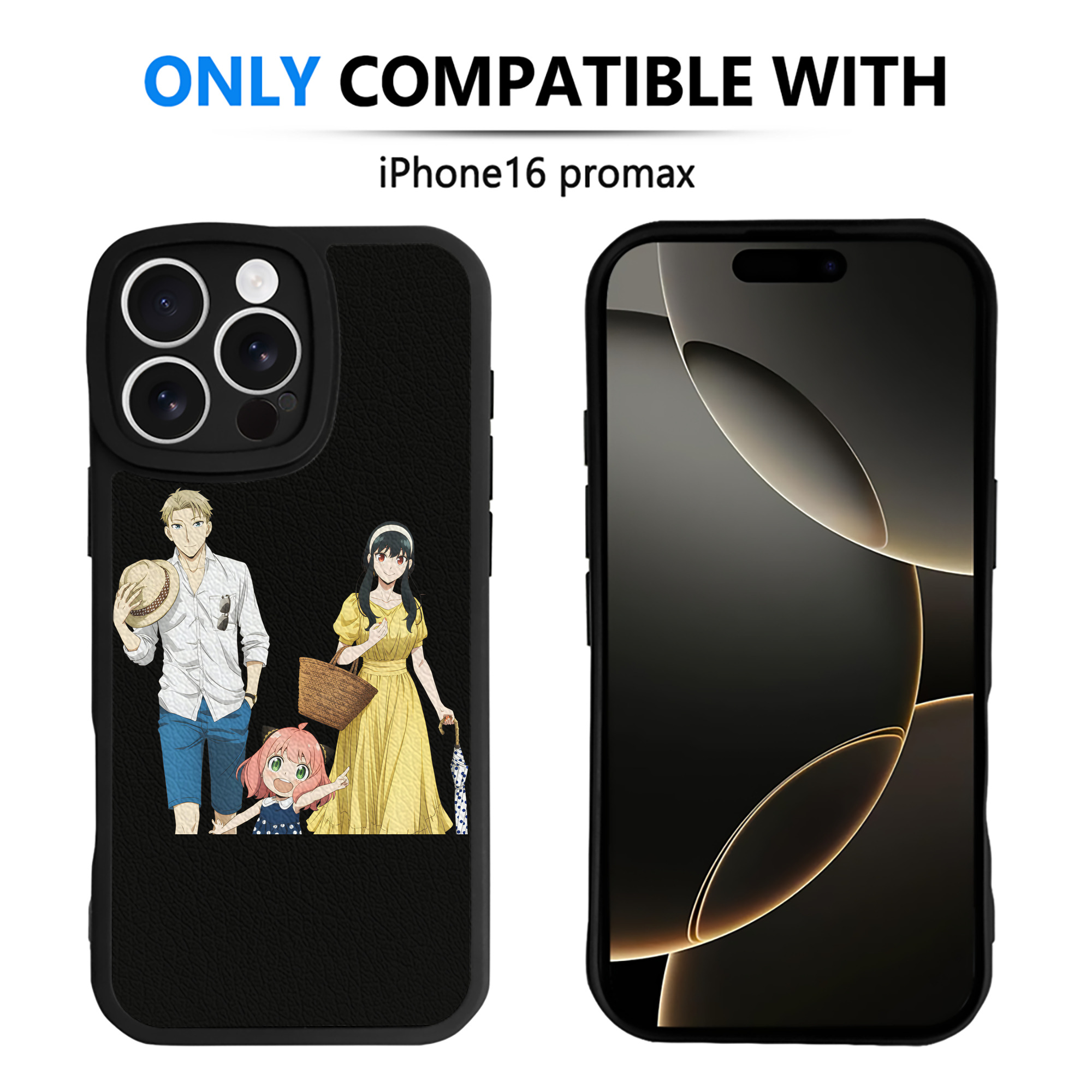 （画像用） SPY×FAMILY间谍家家酒 【iPhone 16シリーズ対応】シリコンスマホケース（レザー調） 材質：シリコン